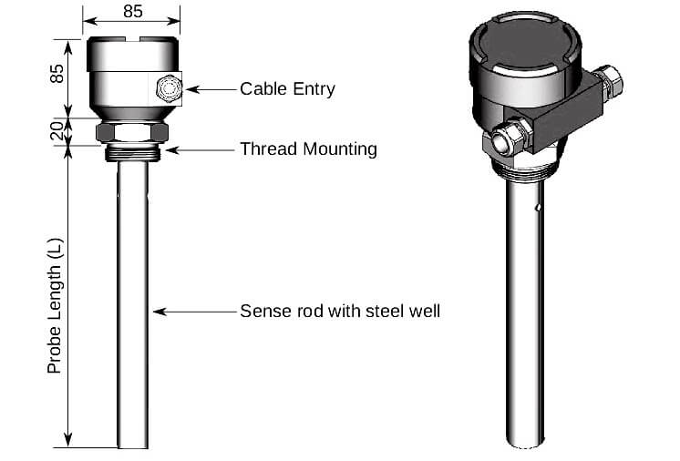 How to make a capacitive level sensor?